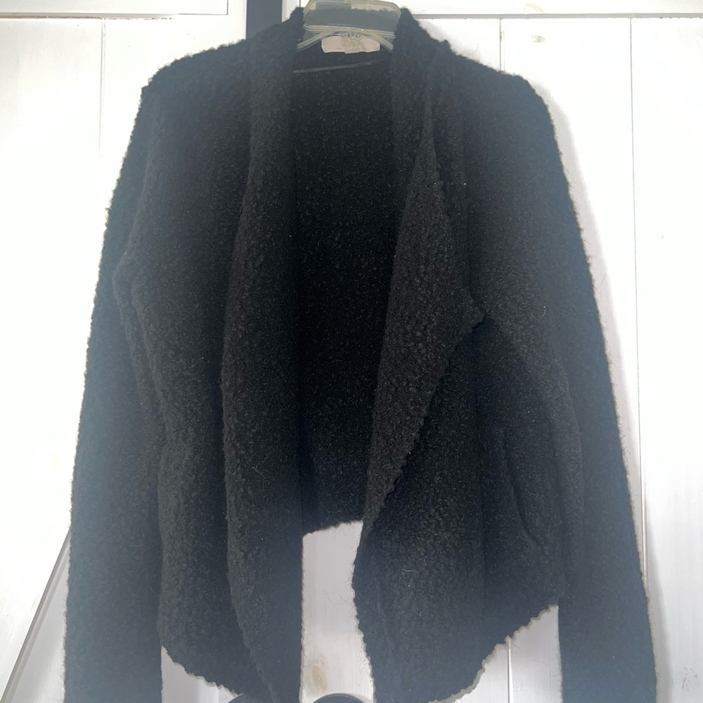 Loft Black Sherpa Jacket